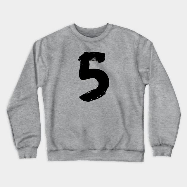 Number 5 Crewneck Sweatshirt by Erena Samohai